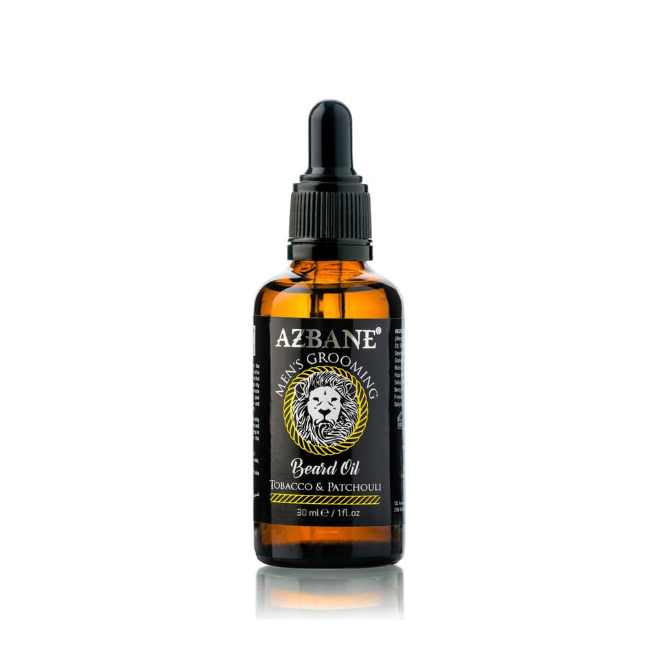 KENZADI Premium Argan based Beard Oil - Tobacco & Patchouli Scented