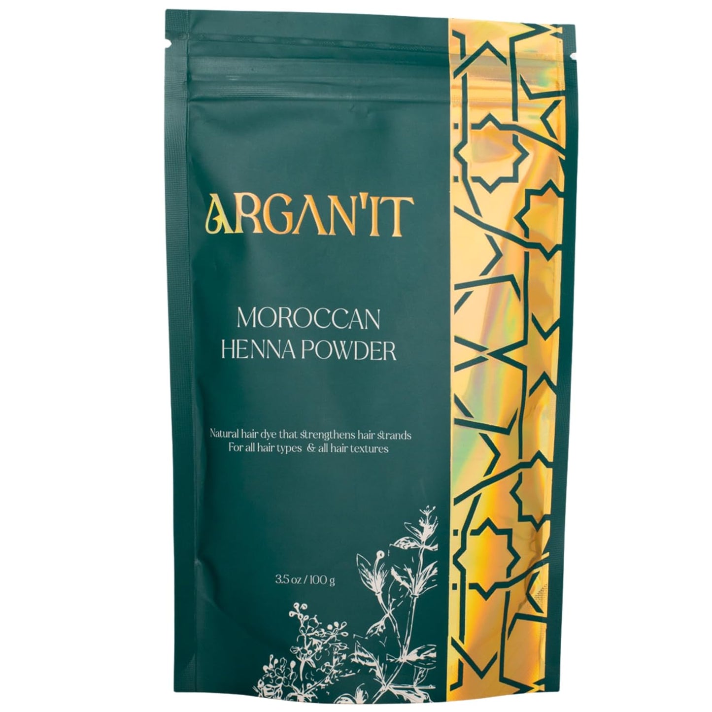 Pure Premium Moroccan Henna Powder 3.5oz