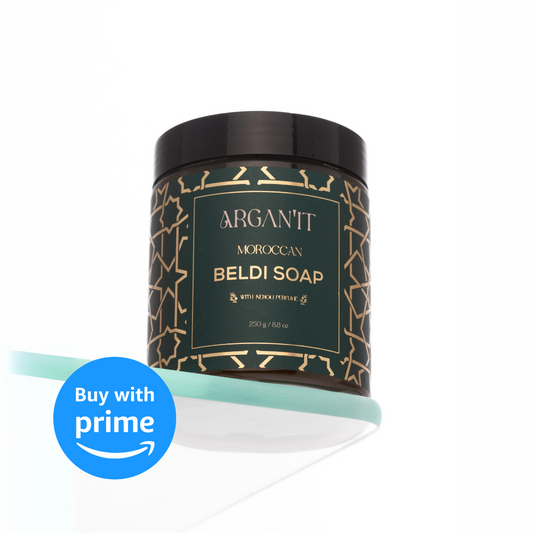 Moroccan Black Soap: Skin-Rejuvenating Exfoliation - Rose | Neroli | Eucalyptus