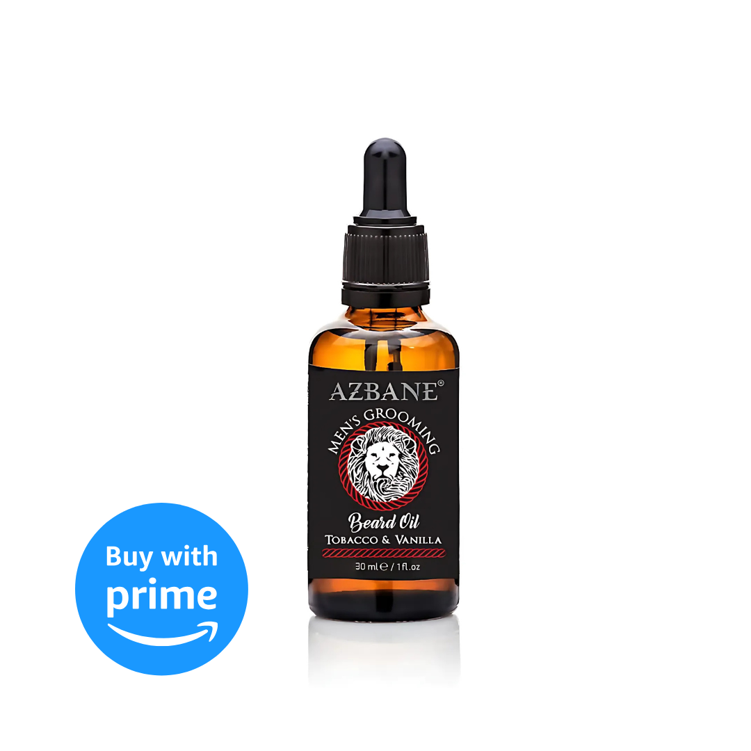 Vanilla & Tobacco Scented Beard Oil with Argan Oil Base - 30ml \ 1oz